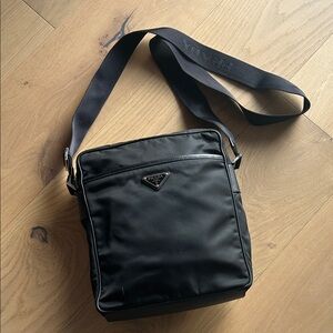 Prada Black Men's Messenger Bag